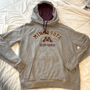 Women’s grey Minnesota Golden Gophers Hoodie Sweatshirt, size L